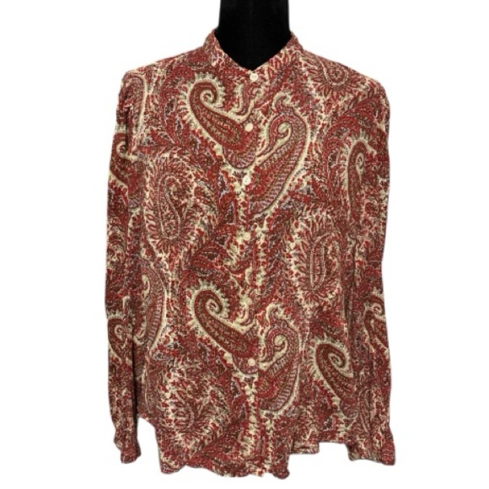 Lauren Ralph Lauren Jeans Paisley Blouse